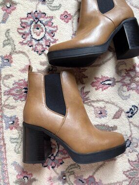 Brand New Black & Brown Boots